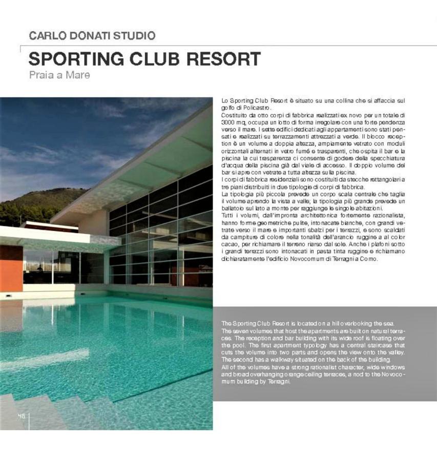 Sporting Club Resort Praia a Mare Esterno foto